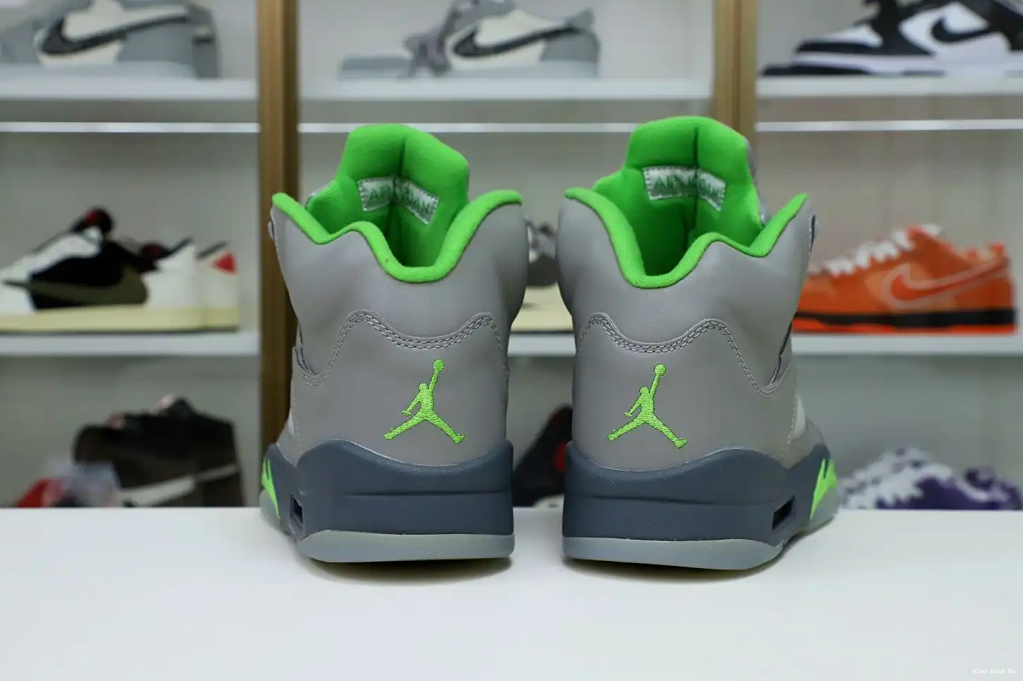 BEAN' 2022 JORDAN RETRO AIR 5 'GREEN Kimikick 0508